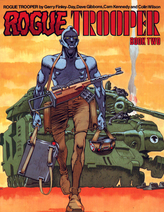 The cover of a Rogue Trooper collection.